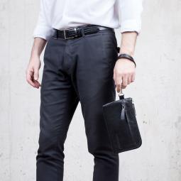 Клатч мужской Lakestone Hampton Black.
