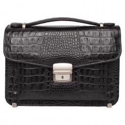 Барсетка мужская Lakestone Clark Black Caiman.