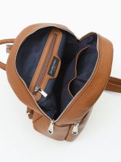 Рюкзак женский Di Gregorio 3461 vitello intreccio cuoio.