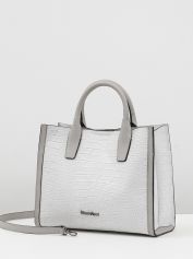 Сумка-тоут Vanessa Scani 0942-364 cocco grigio chiaro.